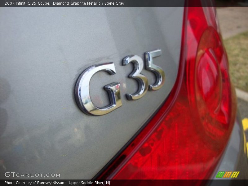 Diamond Graphite Metallic / Stone Gray 2007 Infiniti G 35 Coupe