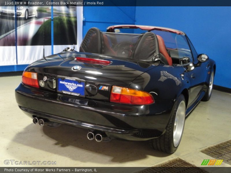 Cosmos Black Metallic / Imola Red 1998 BMW M Roadster