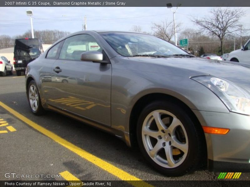 Diamond Graphite Metallic / Stone Gray 2007 Infiniti G 35 Coupe