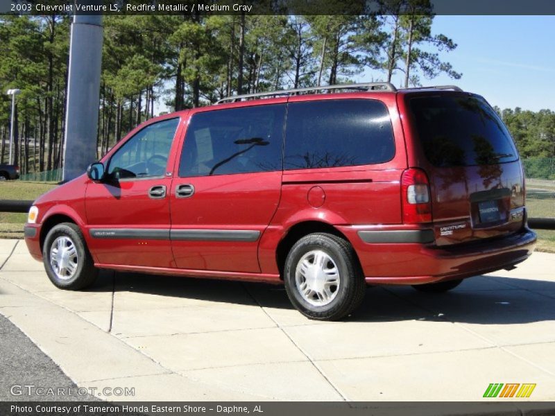 Redfire Metallic / Medium Gray 2003 Chevrolet Venture LS