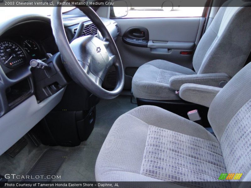 Redfire Metallic / Medium Gray 2003 Chevrolet Venture LS