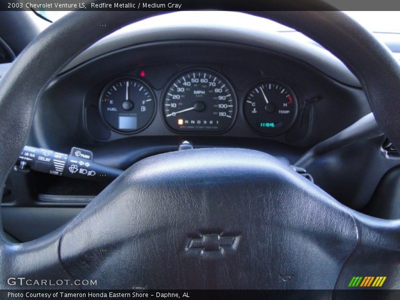 Redfire Metallic / Medium Gray 2003 Chevrolet Venture LS