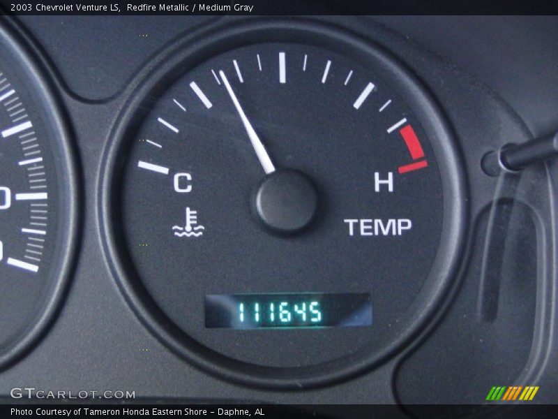 Redfire Metallic / Medium Gray 2003 Chevrolet Venture LS