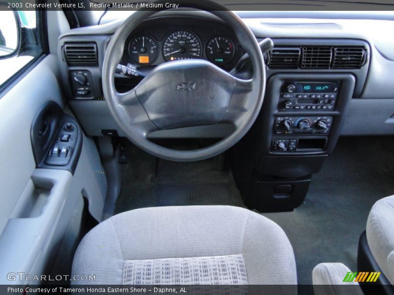 Redfire Metallic / Medium Gray 2003 Chevrolet Venture LS