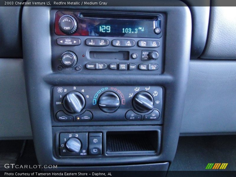 Redfire Metallic / Medium Gray 2003 Chevrolet Venture LS