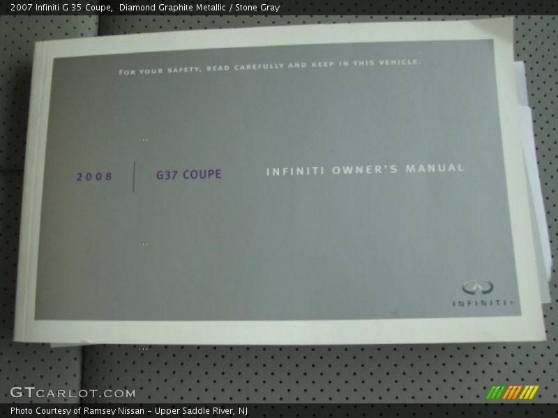Diamond Graphite Metallic / Stone Gray 2007 Infiniti G 35 Coupe