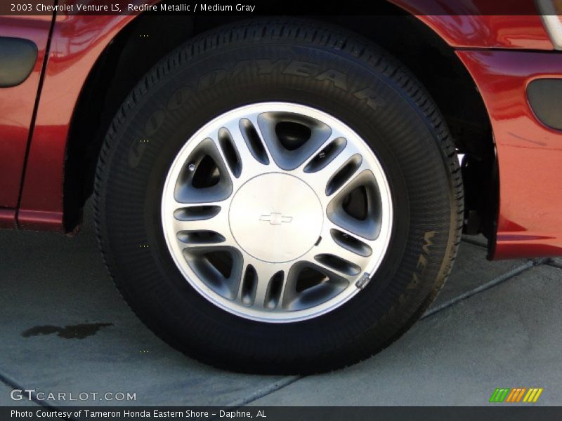 Redfire Metallic / Medium Gray 2003 Chevrolet Venture LS