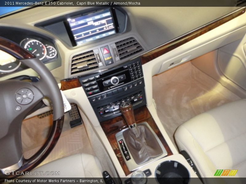Capri Blue Metallic / Almond/Mocha 2011 Mercedes-Benz E 350 Cabriolet