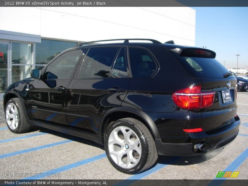 Jet Black / Black 2012 BMW X5 xDrive35i Sport Activity