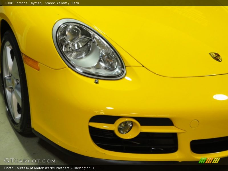 Speed Yellow / Black 2008 Porsche Cayman