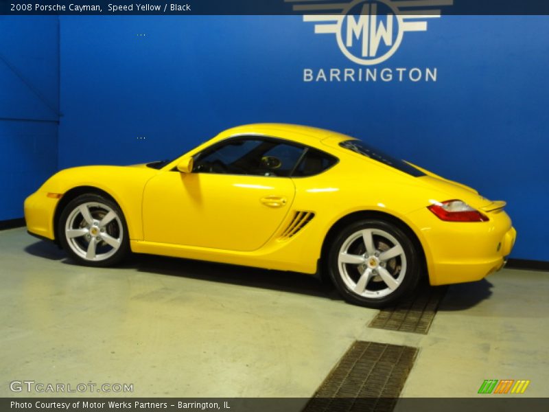 Speed Yellow / Black 2008 Porsche Cayman