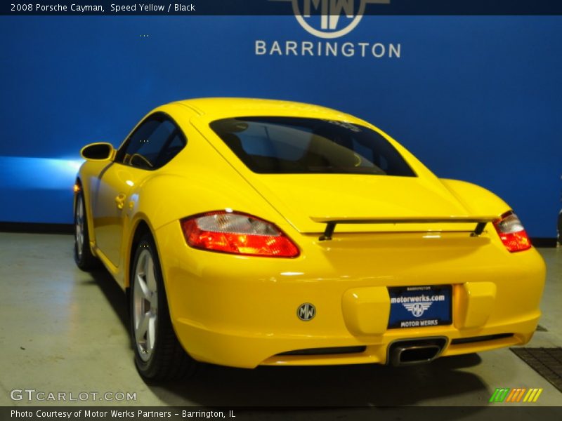 Speed Yellow / Black 2008 Porsche Cayman