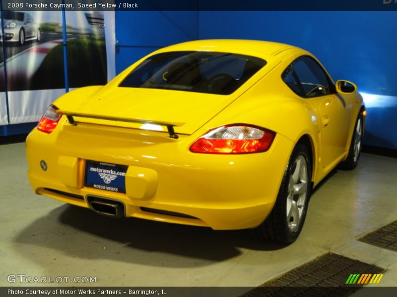 Speed Yellow / Black 2008 Porsche Cayman