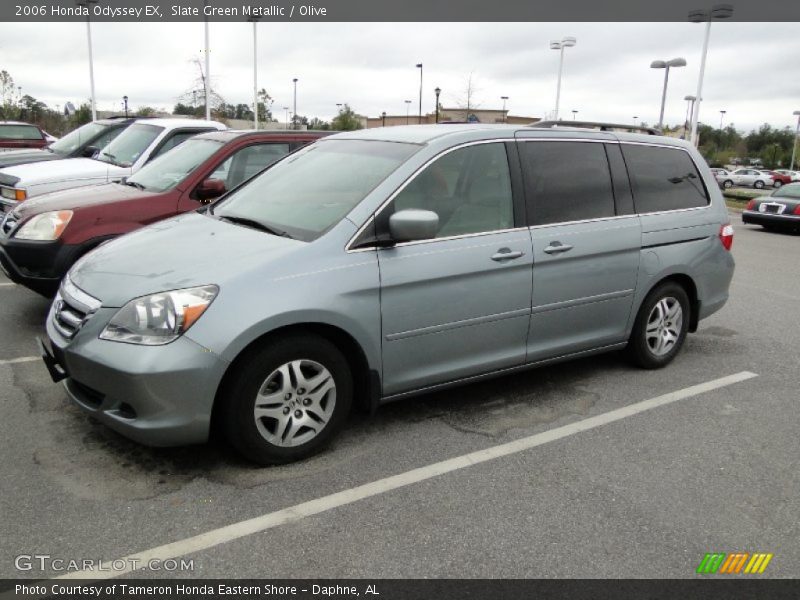 Slate Green Metallic / Olive 2006 Honda Odyssey EX