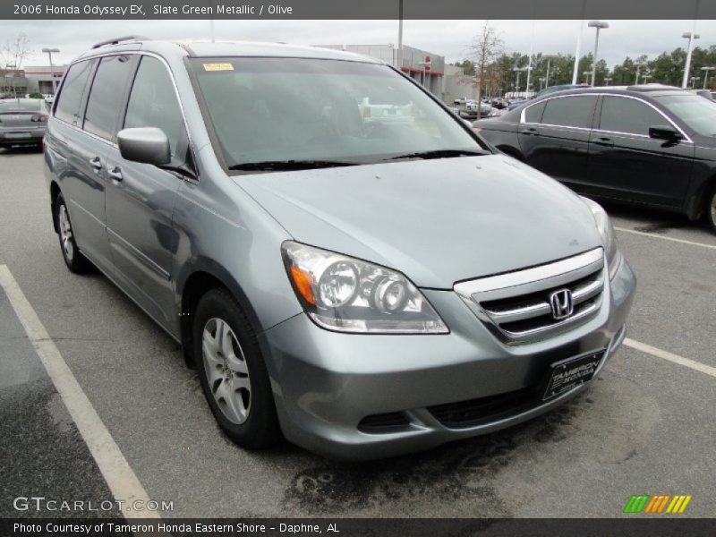 Slate Green Metallic / Olive 2006 Honda Odyssey EX