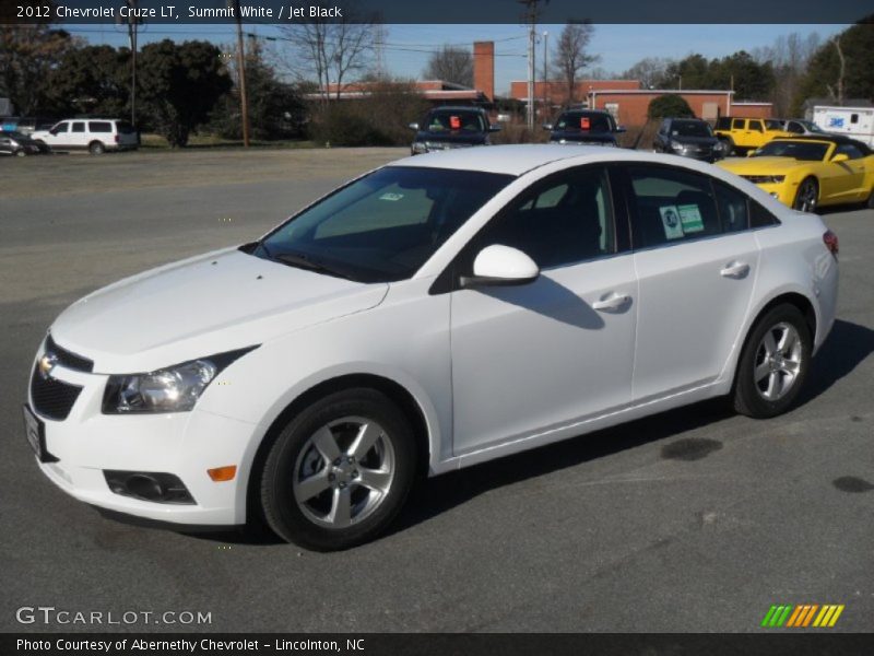 Summit White / Jet Black 2012 Chevrolet Cruze LT