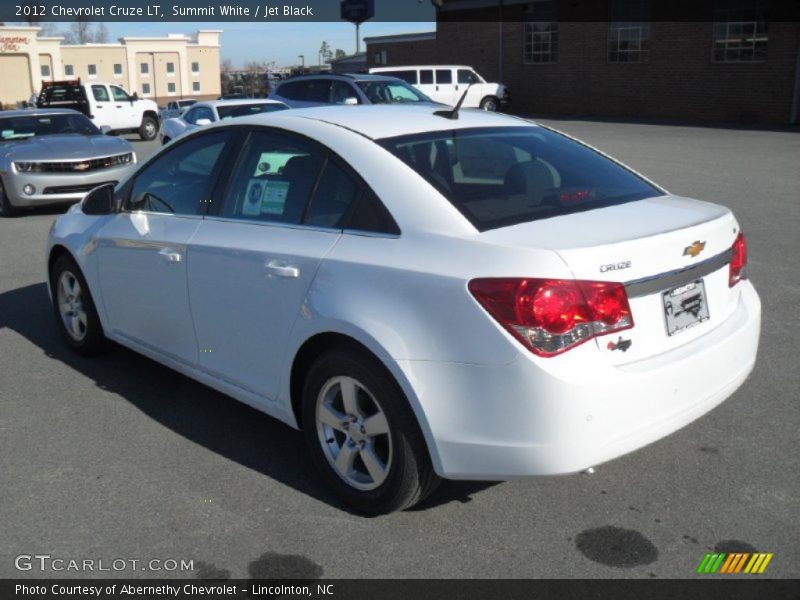 Summit White / Jet Black 2012 Chevrolet Cruze LT