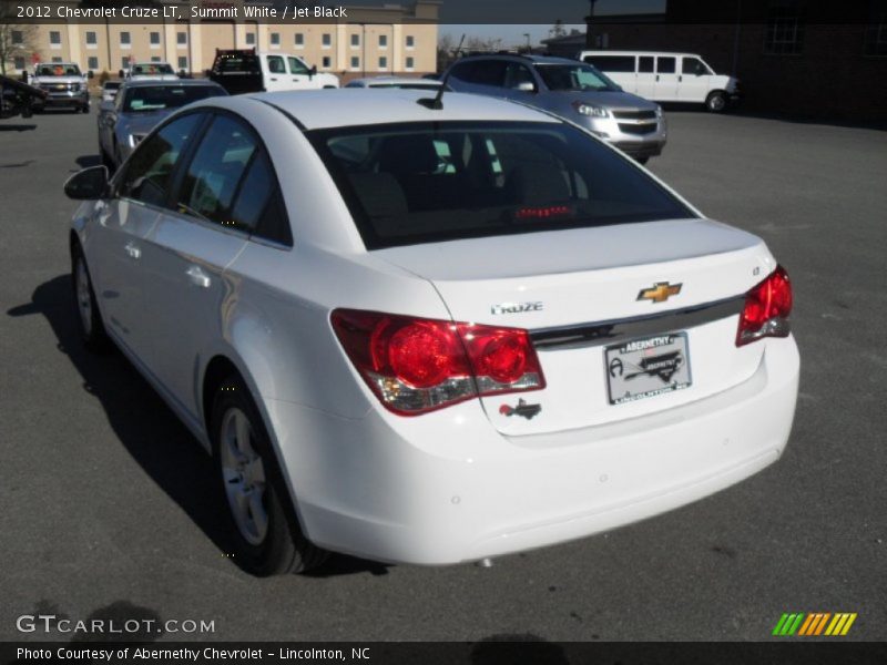Summit White / Jet Black 2012 Chevrolet Cruze LT