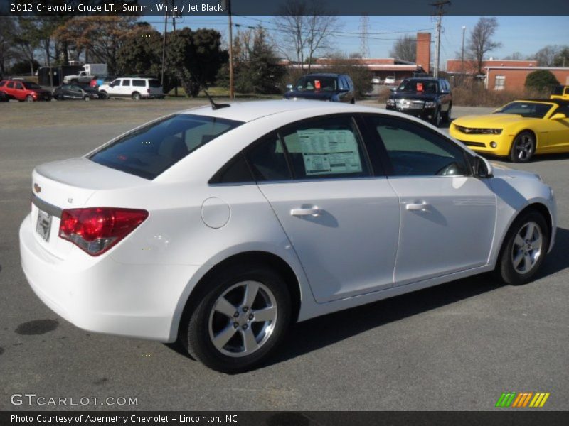 Summit White / Jet Black 2012 Chevrolet Cruze LT