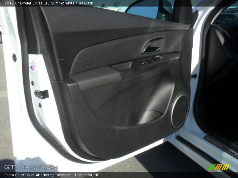 Summit White / Jet Black 2012 Chevrolet Cruze LT