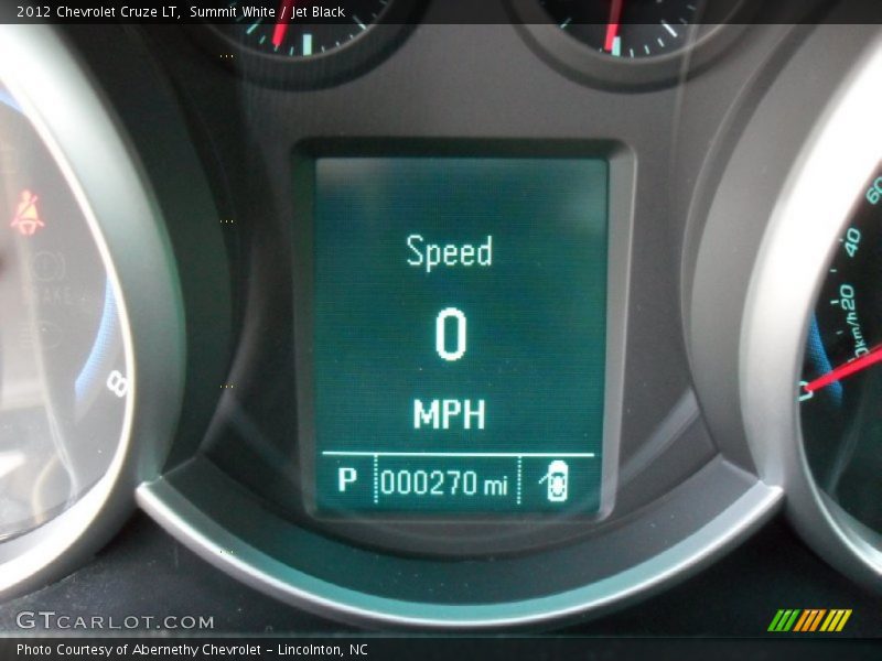 Summit White / Jet Black 2012 Chevrolet Cruze LT