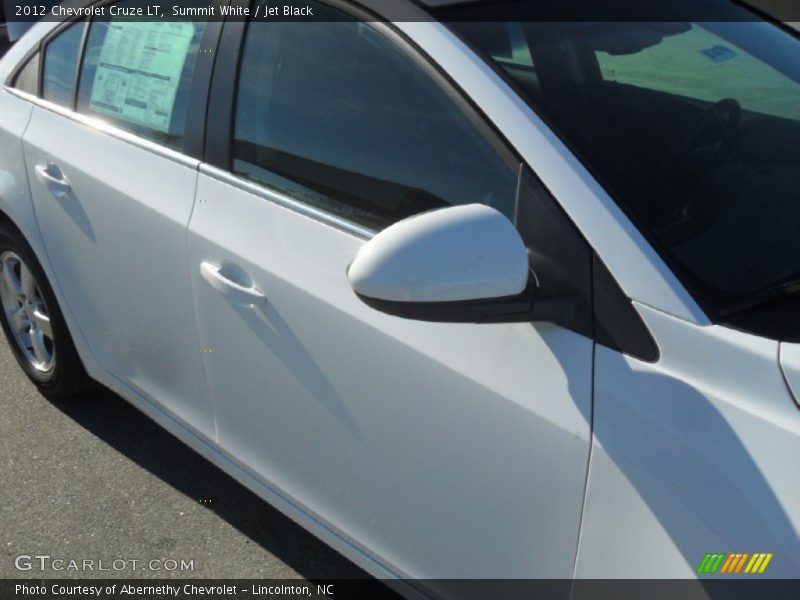 Summit White / Jet Black 2012 Chevrolet Cruze LT