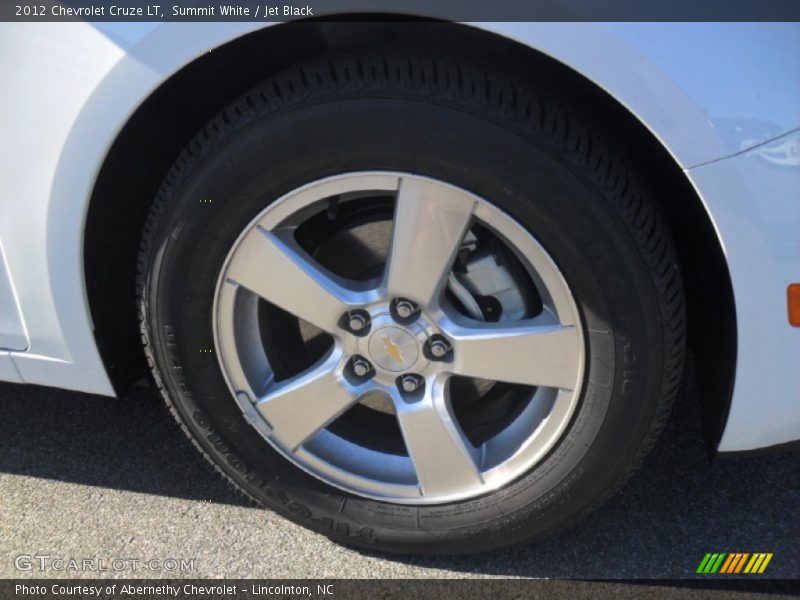 Summit White / Jet Black 2012 Chevrolet Cruze LT