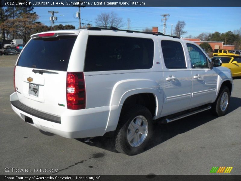Summit White / Light Titanium/Dark Titanium 2012 Chevrolet Suburban LT 4x4