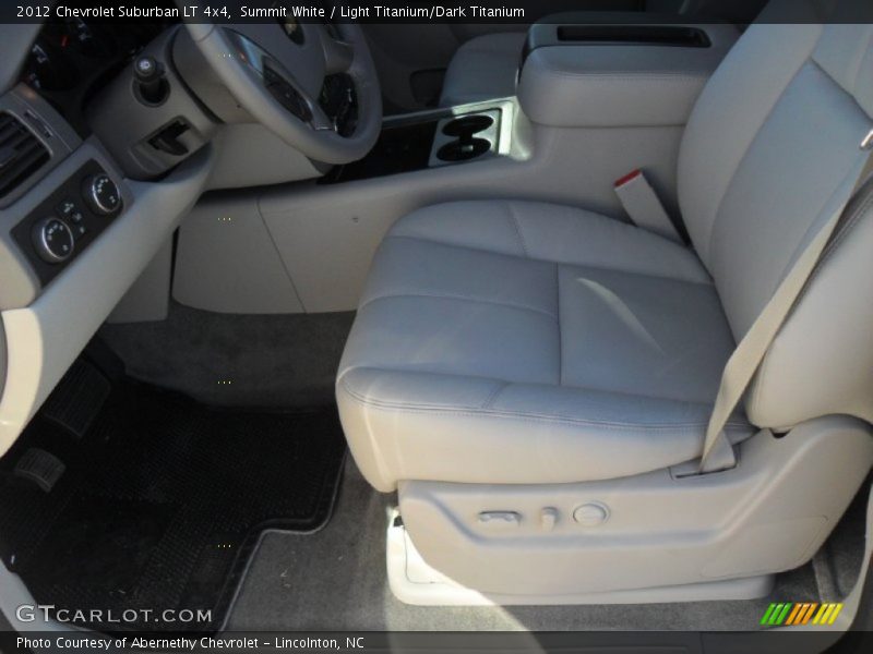 Summit White / Light Titanium/Dark Titanium 2012 Chevrolet Suburban LT 4x4