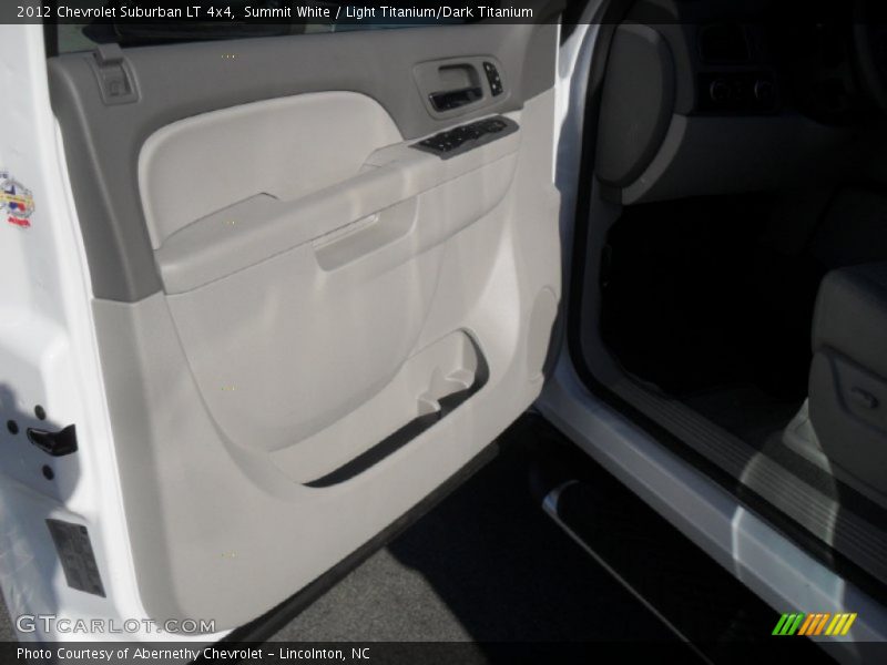Summit White / Light Titanium/Dark Titanium 2012 Chevrolet Suburban LT 4x4