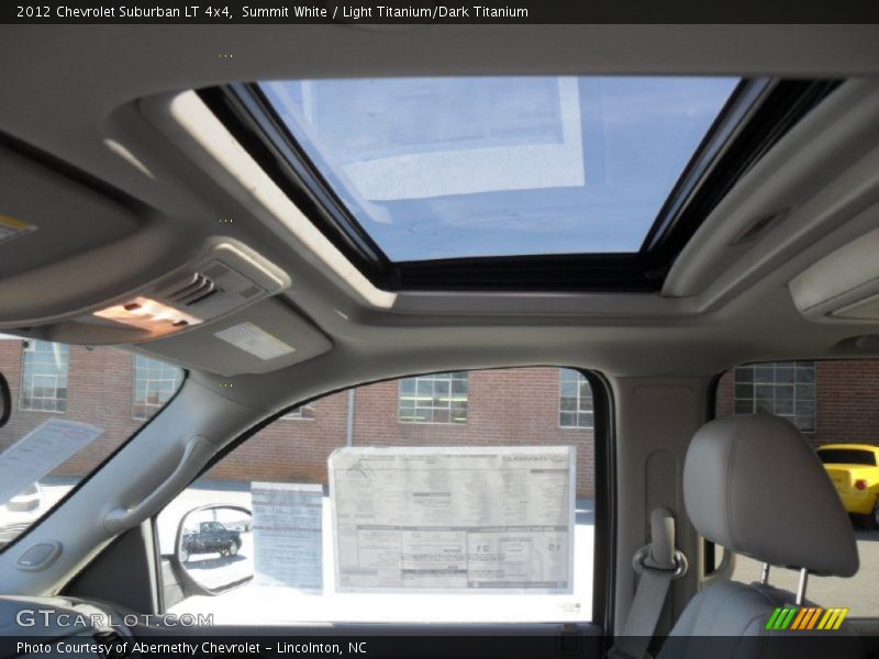 Summit White / Light Titanium/Dark Titanium 2012 Chevrolet Suburban LT 4x4