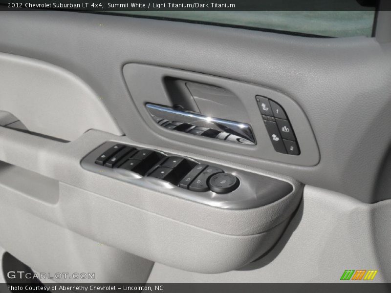 Summit White / Light Titanium/Dark Titanium 2012 Chevrolet Suburban LT 4x4