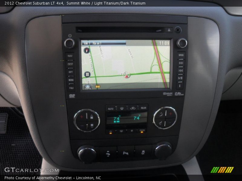 Navigation of 2012 Suburban LT 4x4