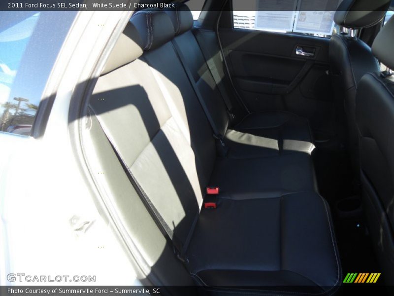 White Suede / Charcoal Black 2011 Ford Focus SEL Sedan