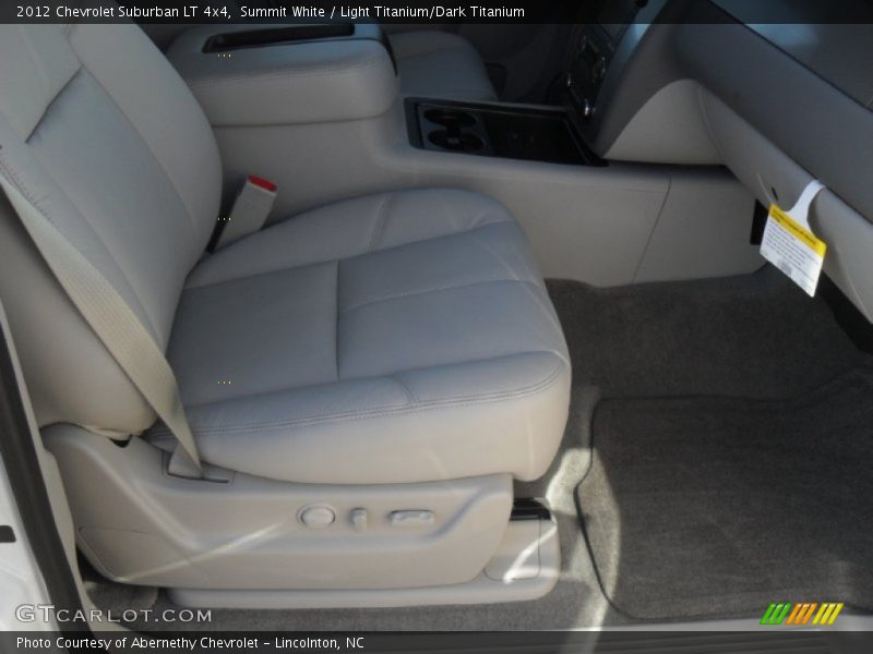 Summit White / Light Titanium/Dark Titanium 2012 Chevrolet Suburban LT 4x4