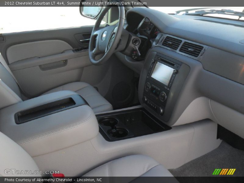Summit White / Light Titanium/Dark Titanium 2012 Chevrolet Suburban LT 4x4