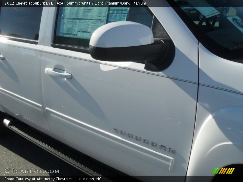 Summit White / Light Titanium/Dark Titanium 2012 Chevrolet Suburban LT 4x4