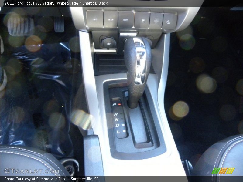White Suede / Charcoal Black 2011 Ford Focus SEL Sedan