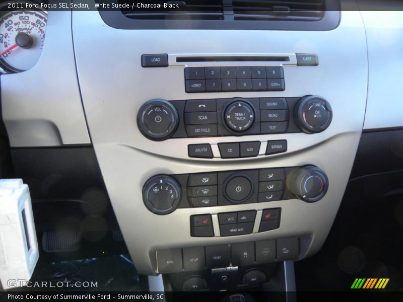 White Suede / Charcoal Black 2011 Ford Focus SEL Sedan