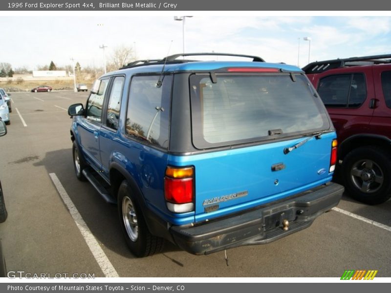 Brilliant Blue Metallic / Grey 1996 Ford Explorer Sport 4x4