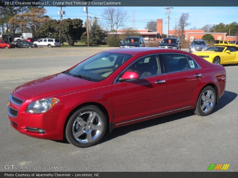 Crystal Red Tintcoat / Cocoa/Cashmere 2012 Chevrolet Malibu LT