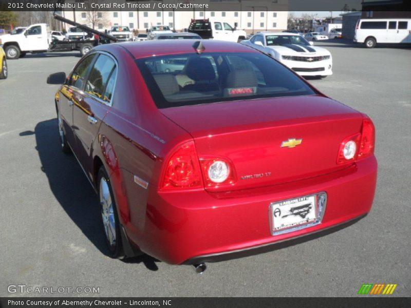 Crystal Red Tintcoat / Cocoa/Cashmere 2012 Chevrolet Malibu LT