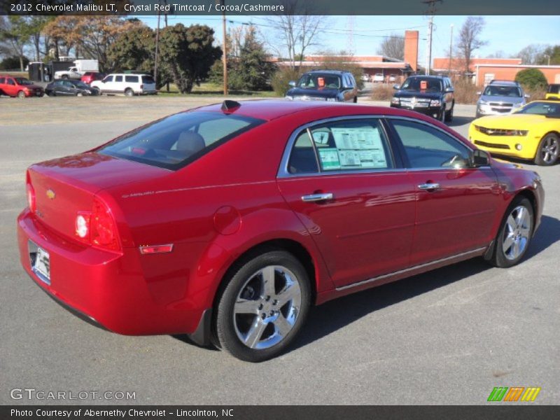 Crystal Red Tintcoat / Cocoa/Cashmere 2012 Chevrolet Malibu LT