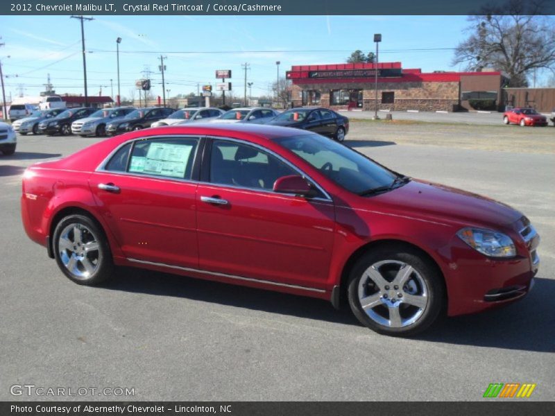 Crystal Red Tintcoat / Cocoa/Cashmere 2012 Chevrolet Malibu LT