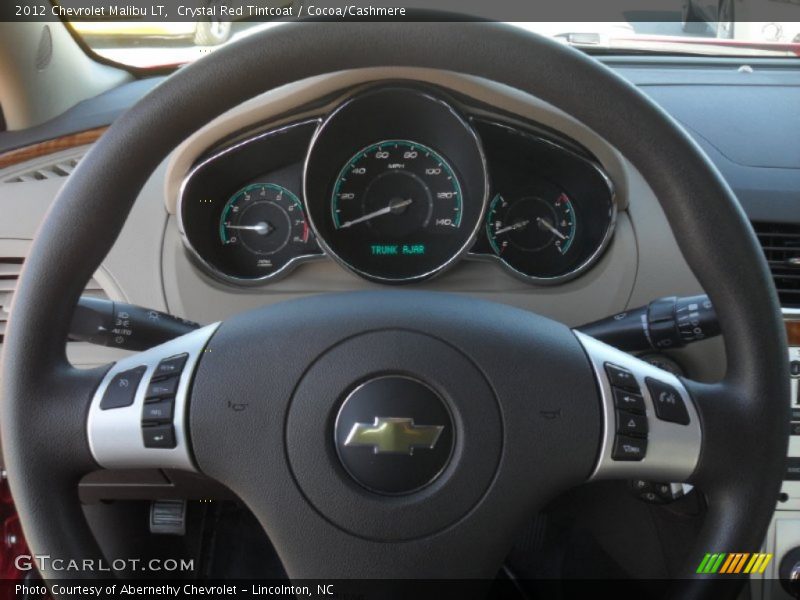 Crystal Red Tintcoat / Cocoa/Cashmere 2012 Chevrolet Malibu LT