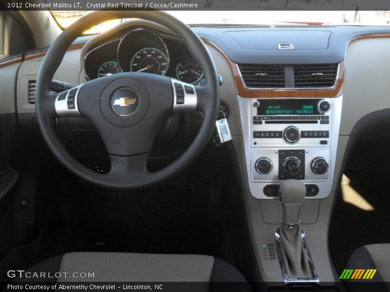 Crystal Red Tintcoat / Cocoa/Cashmere 2012 Chevrolet Malibu LT