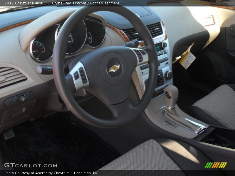 Crystal Red Tintcoat / Cocoa/Cashmere 2012 Chevrolet Malibu LT