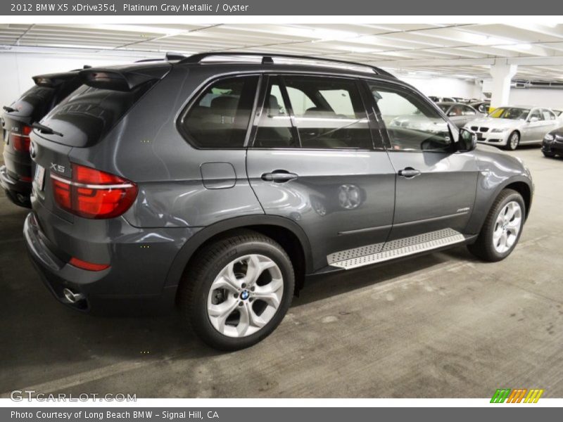 Platinum Gray Metallic / Oyster 2012 BMW X5 xDrive35d