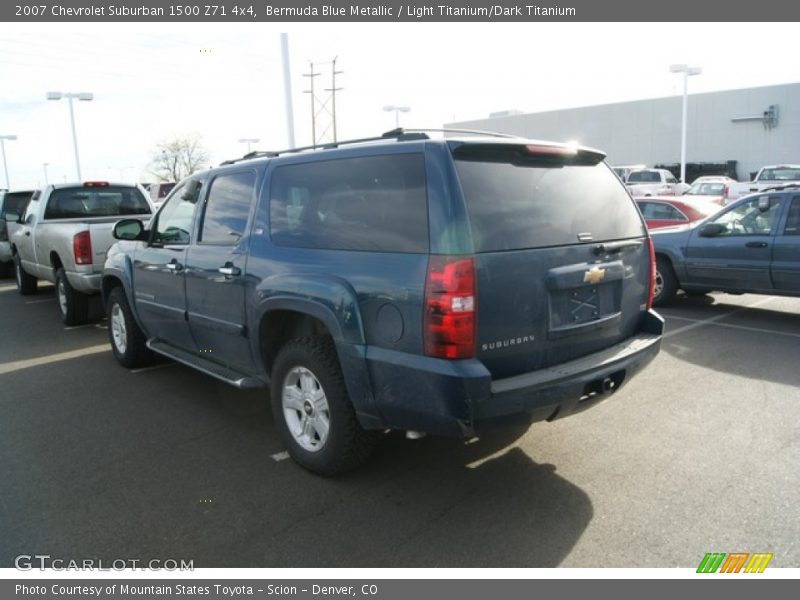 Bermuda Blue Metallic / Light Titanium/Dark Titanium 2007 Chevrolet Suburban 1500 Z71 4x4