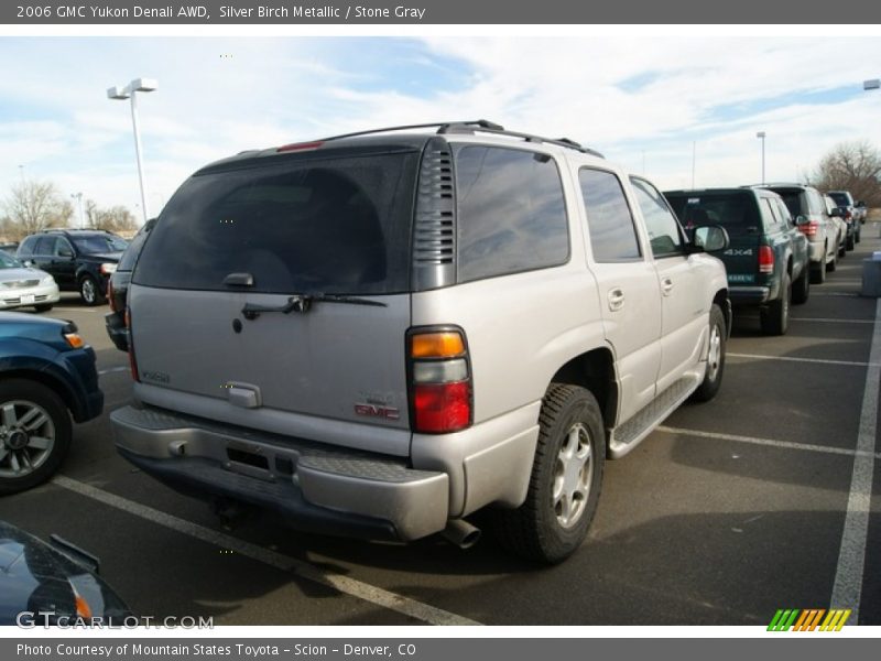 Silver Birch Metallic / Stone Gray 2006 GMC Yukon Denali AWD